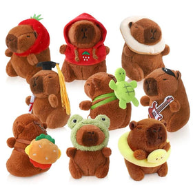 Guiqulai capybara plush keychain travel buddy for trips