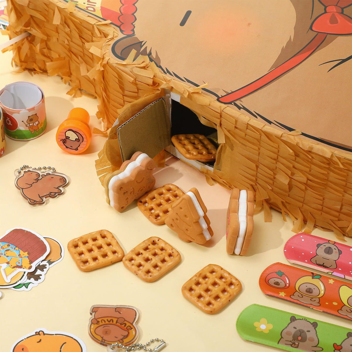 Guiqulai Capybara stampers—creative keepsake tools for kid crafts and memories.