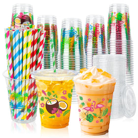 Guiqulai flamingo design cup for tropical parties and easy sipping