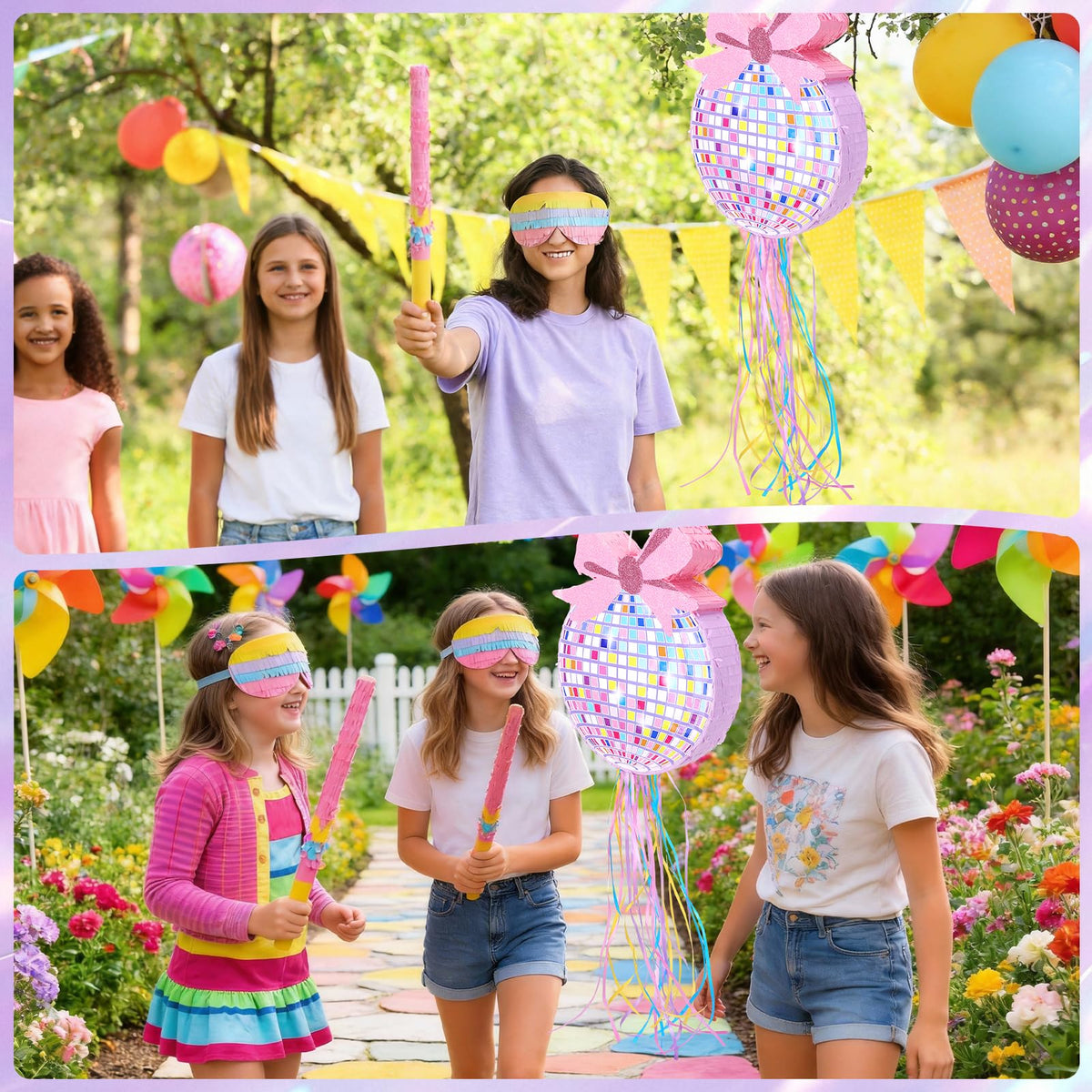 Guiqulai Halloween disco pinata decor adds sparkle to events