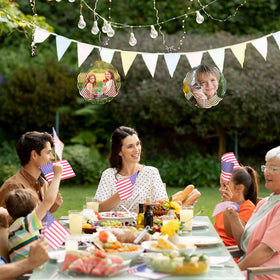 Guiqulai hanging wind spinner blank offering easy sublimation for vibrant accents.