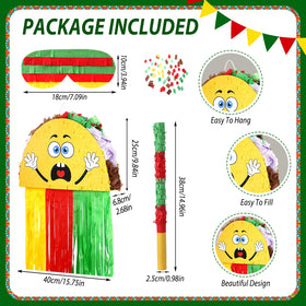 Guiqulai hitting stick included for safe, fun pinata bash.