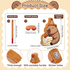 Guiqulai Pinata hitting stick and blindfold—classic party game setup that sparks fun and participation.