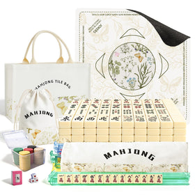 GUJYUYIF American Mahjong Tiles set with 166 tiles for authentic gameplay.