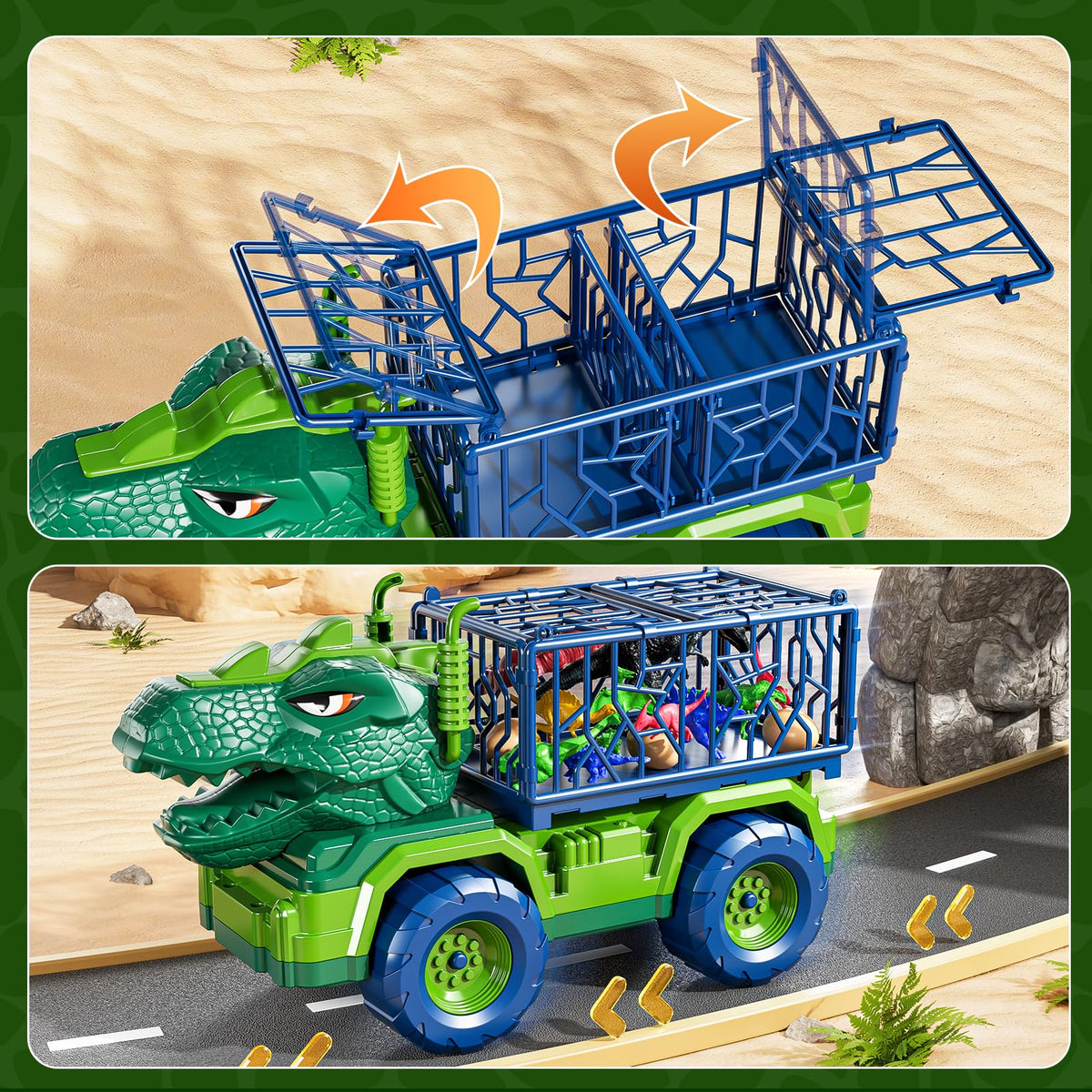Guminnara 6 medium dinosaurs expand dinosaur discovery through pretend exploration.