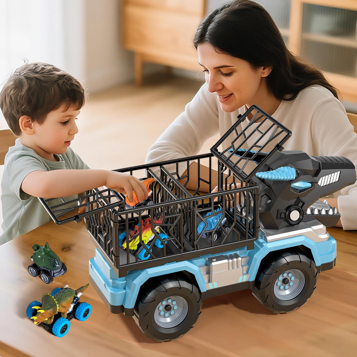 Guminnara birthday-dino-truck gift idea inspires curious explorers.
