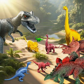 Guminnara dino eggs and nest encourage collect-and-assemble fun.
