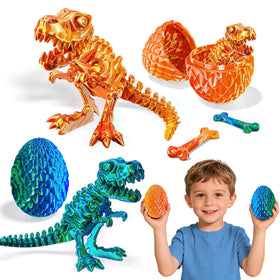 Guminnara 3D printed dinosaur egg gradient hatch sparks visual exploration and curiosity