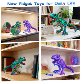 Guminnara poseable dinosaur figure with flexible joints for creative poses.