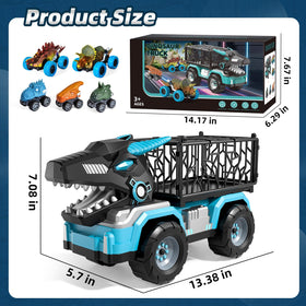 Guminnara pull-back dino cars deliver fast, engaging racing fun.