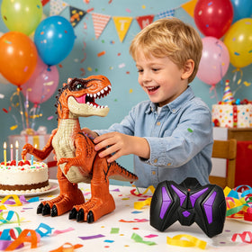 Guminnara RC Dino T-Rex battery pack powers longer sessions.