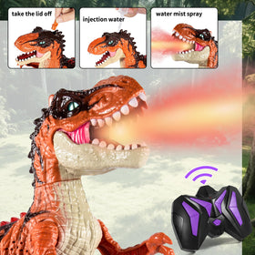 Guminnara RC Dino T-Rex roar sounds boost action-packed adventures.