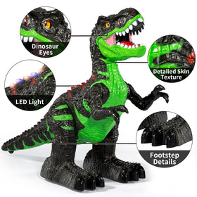 Guminnara RC dinosaur water spray during action scenes