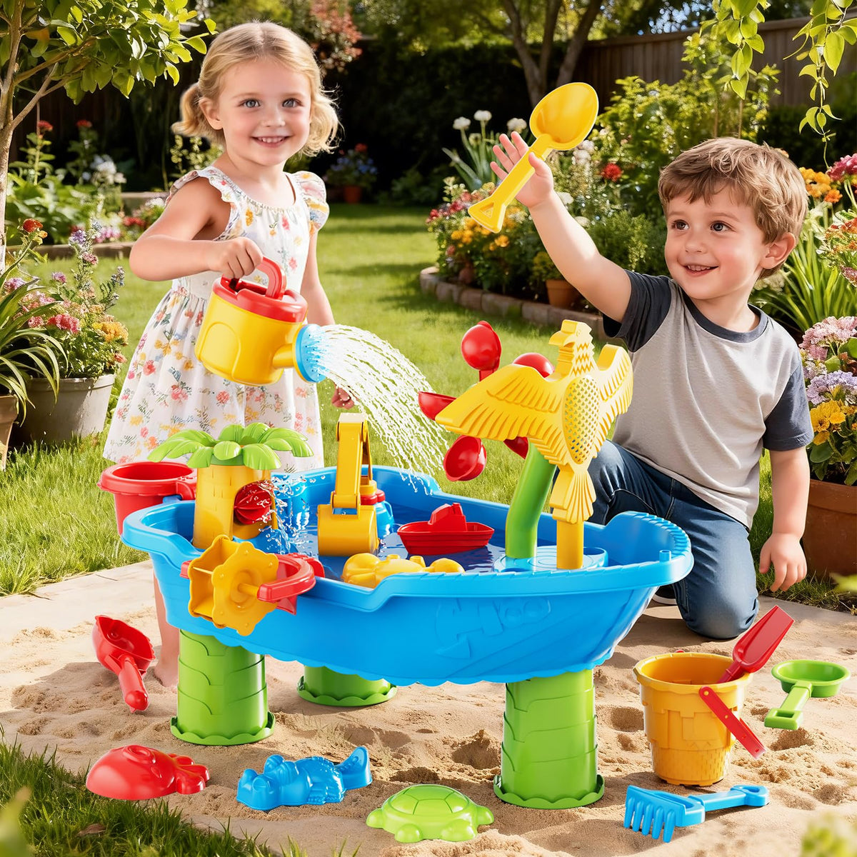 Guminnara sea creature molds encourage imaginative beach play.