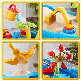 Guminnara water table slide and excavator arm in action.