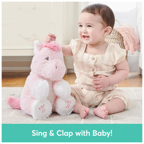 GUND Alora bright pink mane and tail add vibrant, child-friendly visual appeal.