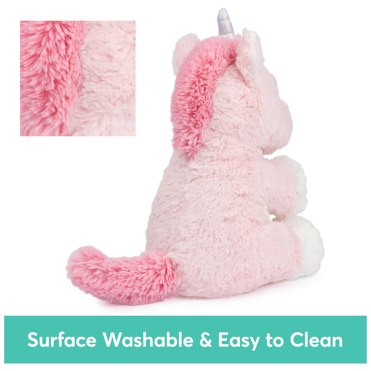 GUND Alora volume-control feature lets you tailor sound levels for quiet play.
