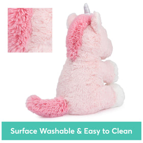 GUND Alora volume-control feature lets you tailor sound levels for quiet play.