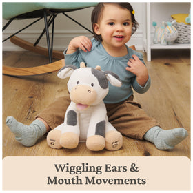 GUND Buttermilk sings Old MacDonald to engage babies in musical play.