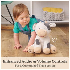 GUND Buttermilk plush features soft fur and embroidered details for cuddles.