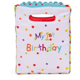 GUND squeaky cupcake toy for engaging sound play and curiosity.