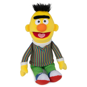 GUND Bert plush in striped shirt ready for cozy hugs and imaginative play.