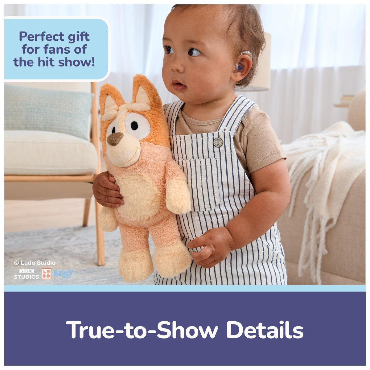 GUND Bluey collection soft fabric plush for nursery decor