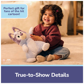 GUND Bluey quilted paws and ears add tactile texture.