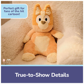 GUND Bluey soft plush fabric with cozy textures for nap-time comfort.