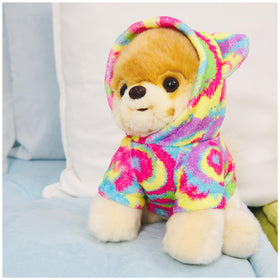 GUND Boo face with a cheerful smile; friendly bedtime companion.