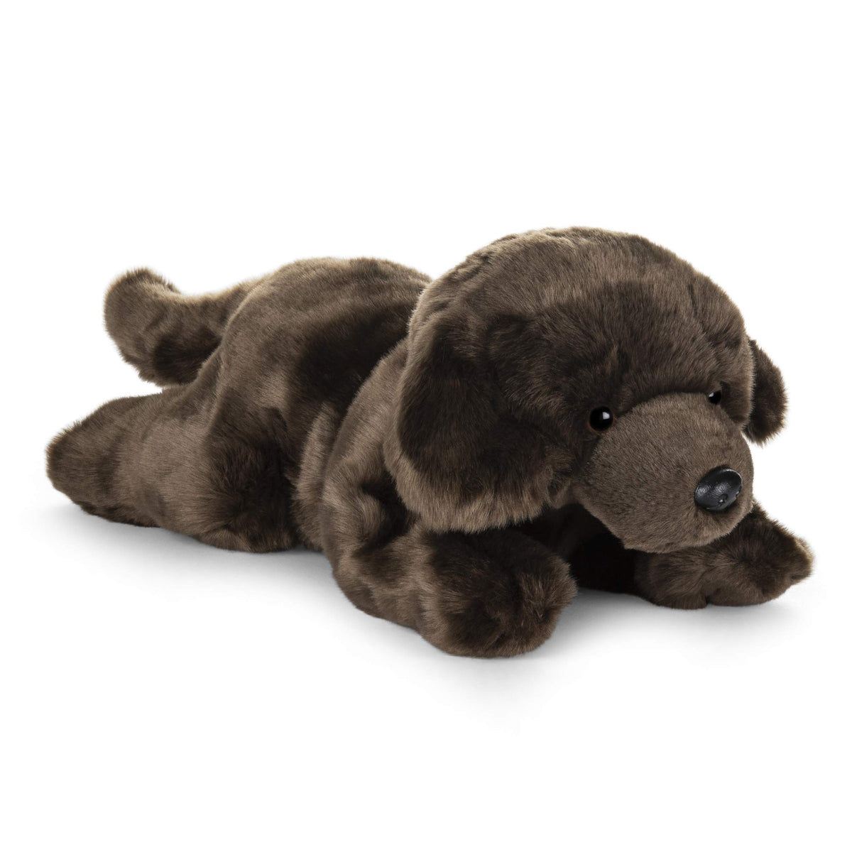 GUND Chocolate Labrador plush, 14-inch cuddly companion for hugs.