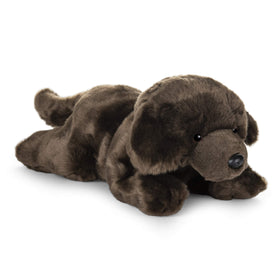 GUND Chocolate Labrador plush, 14-inch cuddly companion for hugs.