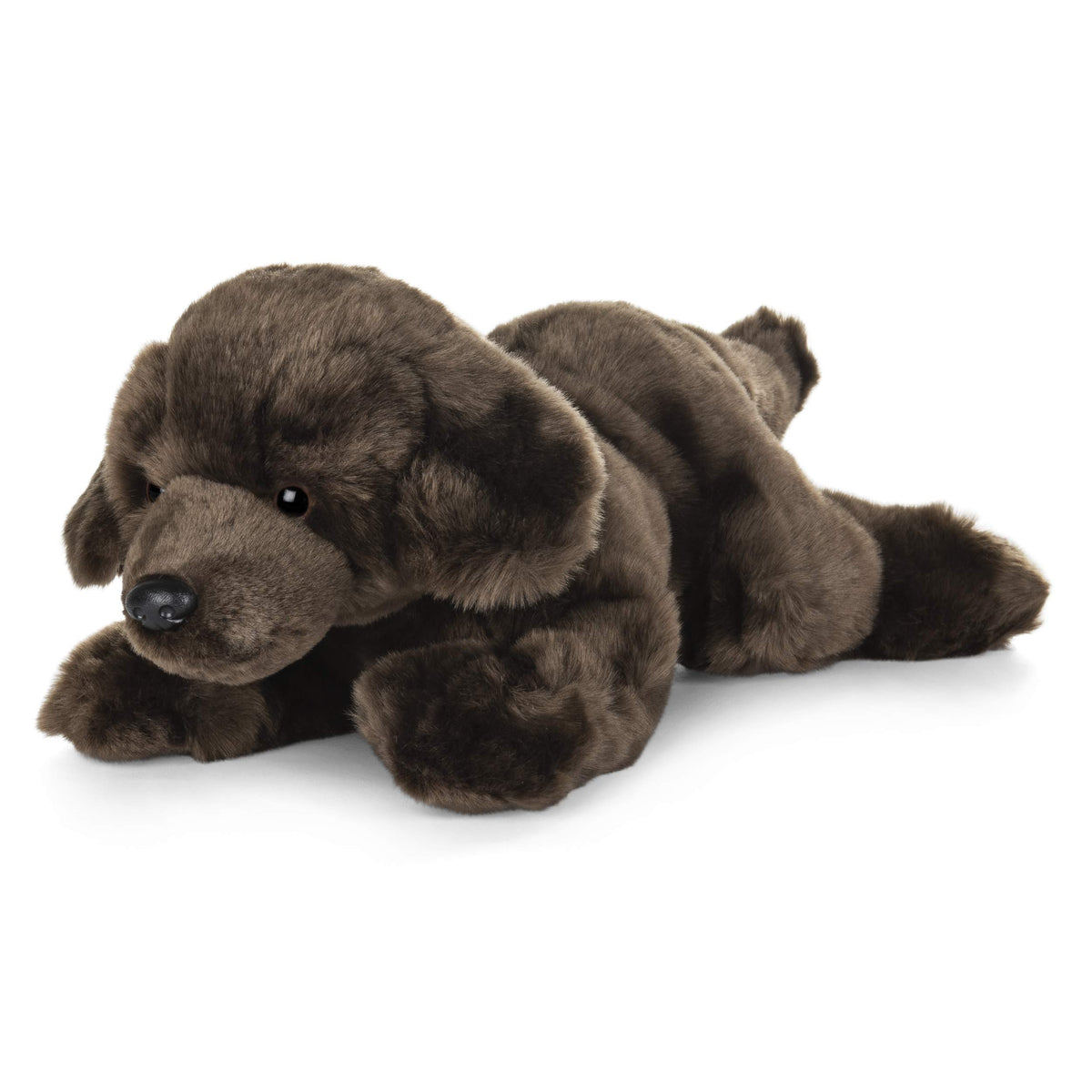 GUND Labrador face close-up shows ultra-soft fur for comforting hugs.