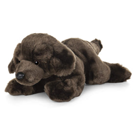GUND Labrador face close-up shows ultra-soft fur for comforting hugs.