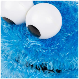 Soft texture and premium fabric of the Cookie Monster hand puppet.
