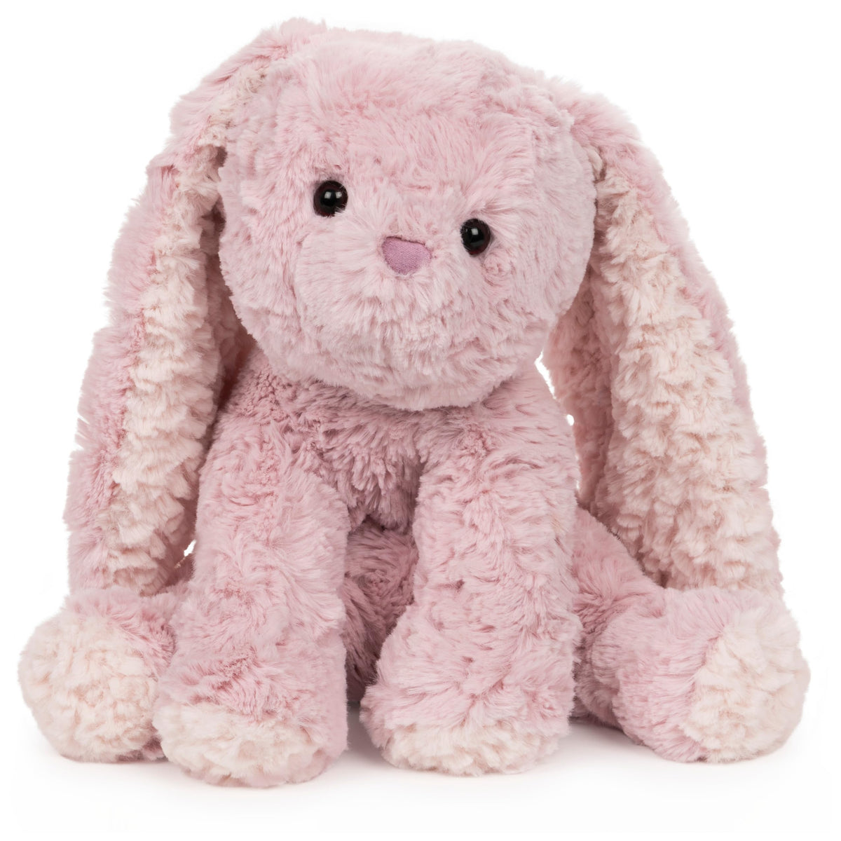 GUND Cozys Bunny plush stands 10 inches tall for comforting hugs.