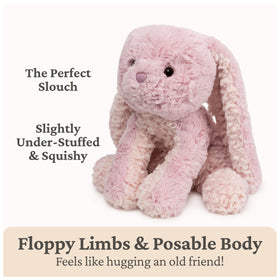 GUND Cozys Bunny's long ears invite gentle hugs and secret sharing.