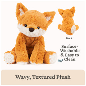Face detail of GUND Cozys Fox emphasizing gentle features