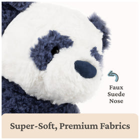 GUND Cozys Panda eye spots give the panda character