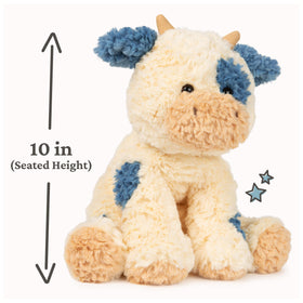 GUND Cozys Cow’s floppy limbs enhance cuddling and playtime.