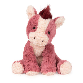 GUND Cozys horse plush with pink fur, perfect for cozy hugs
