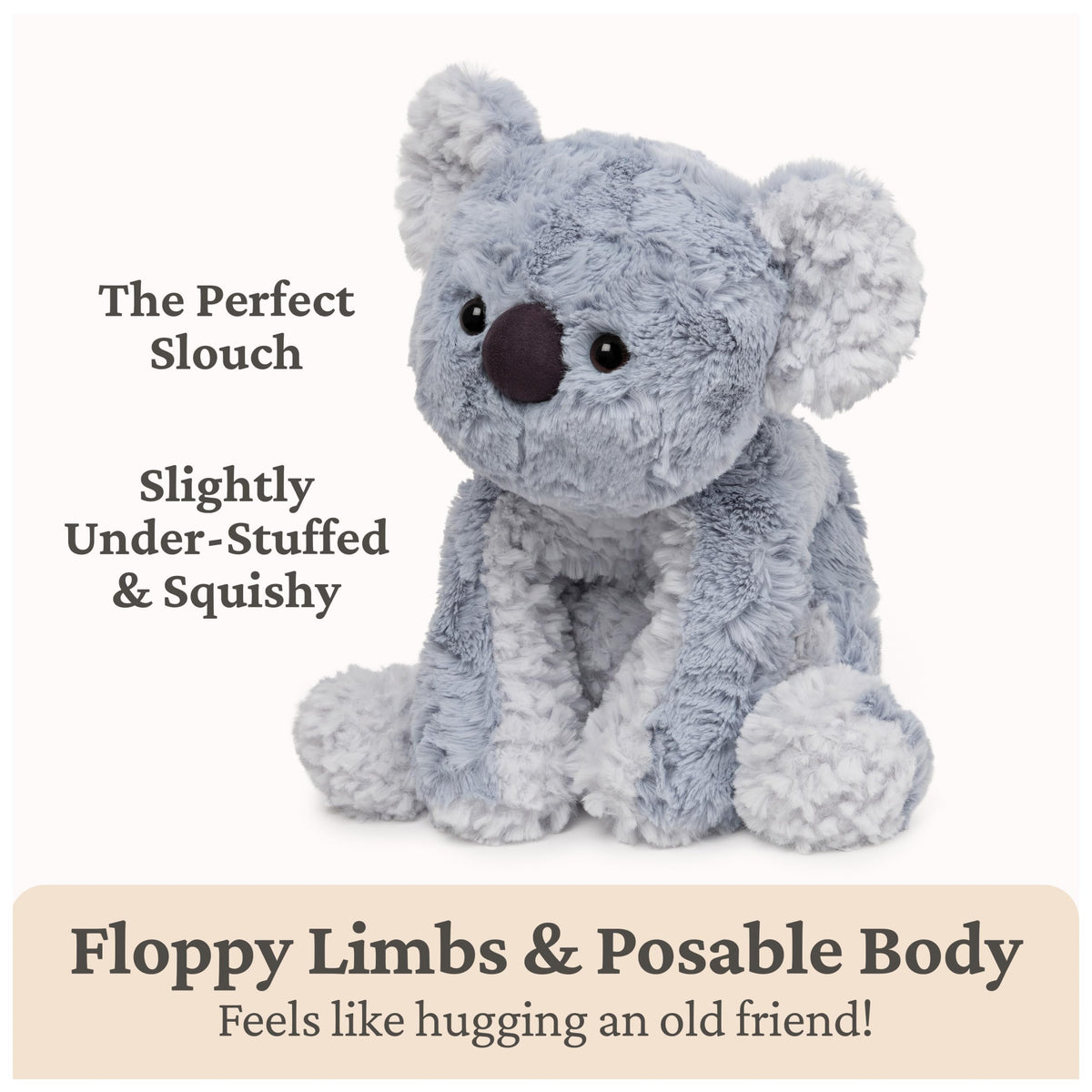 GUND Cozys Koala in a hugging pose, ideal for cozy play.