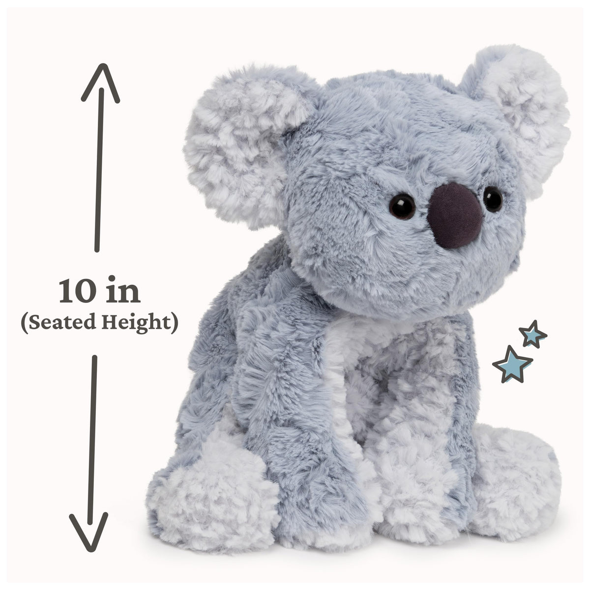 GUND Cozys Koala plush close-up of nose, soft texture for snuggling.