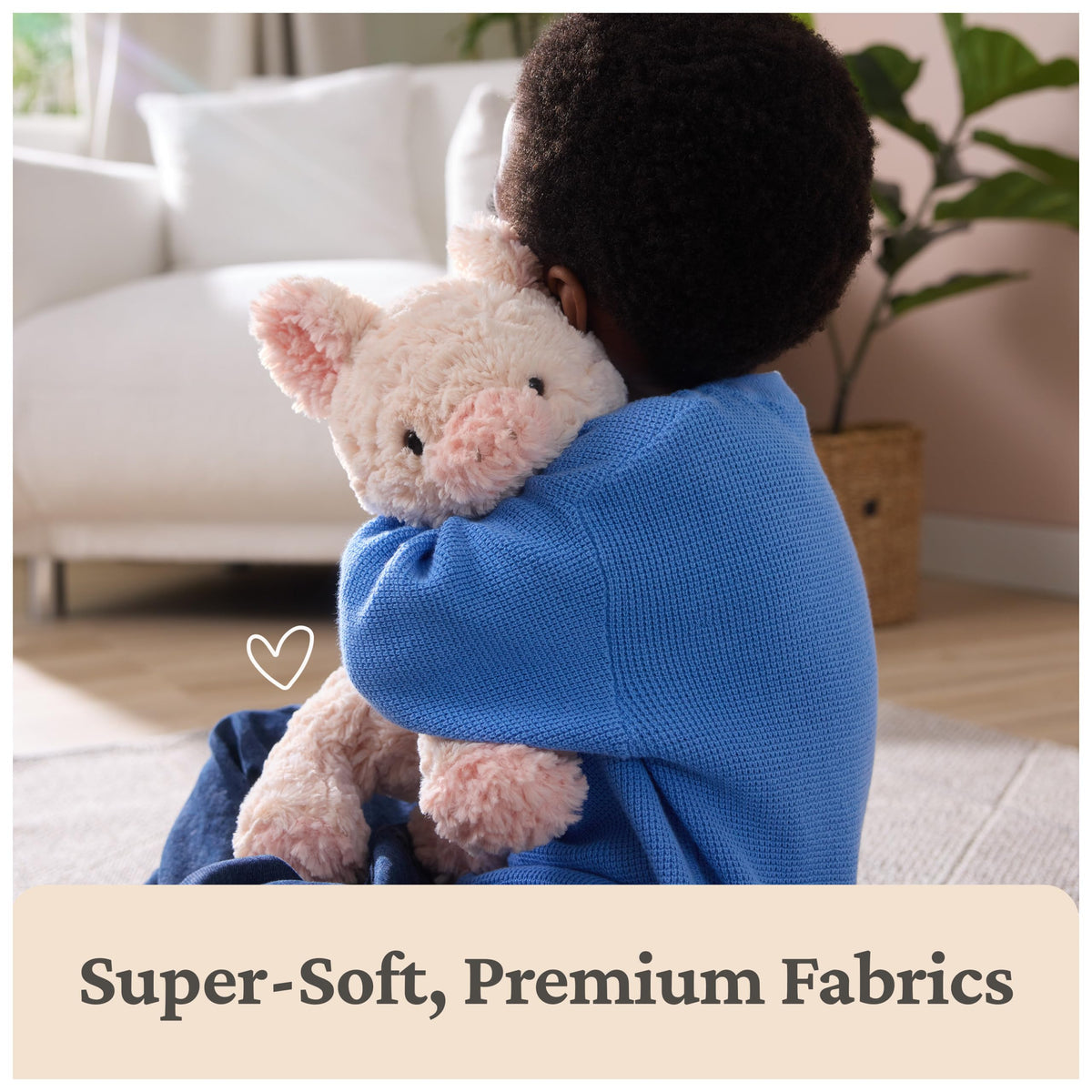 GUND Cozys pig plush ready for hugs during story time