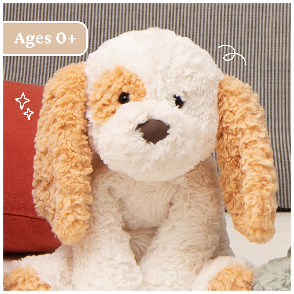 GUND Cozys plush features soft fabrics that are easy to clean after use.