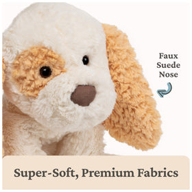 GUND Cozys textured fur provides a secure grip for kids during play.