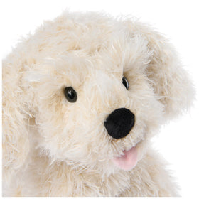 GUND Designer Dogs Karina collection label shows authentic Labradoodle detailing.