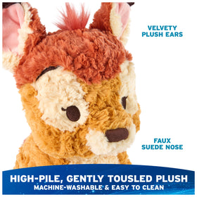 GUND Bambi plush showing fluffy tail