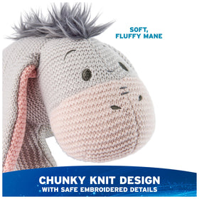 GUND Disney Eeyore hug-ready pose inviting cuddles and play