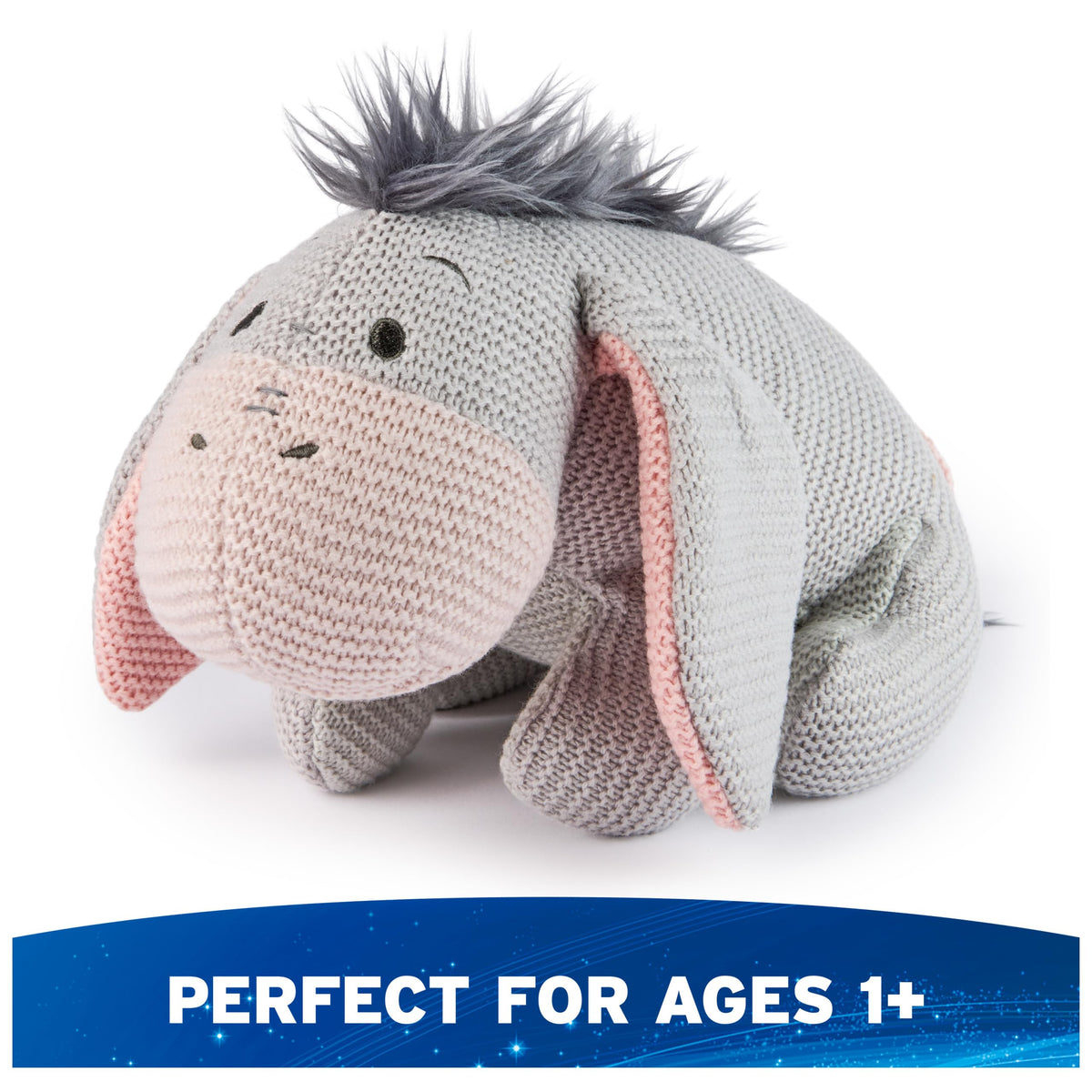 GUND Disney Eeyore knit texture with homespun feel